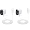 Wasserstein Charging Cable, 16ft, with Adapter, Weatherproof, for Arlo Ultra/Ultra 2/Pro 3/Pro 4, White, 2PK ArloUltraOutCaQC16ftWht2pUSN - alternate 1